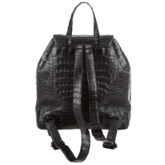 Nancy Gonzalez Crocodile Drawstring Backpack - Picture 4 of 8
